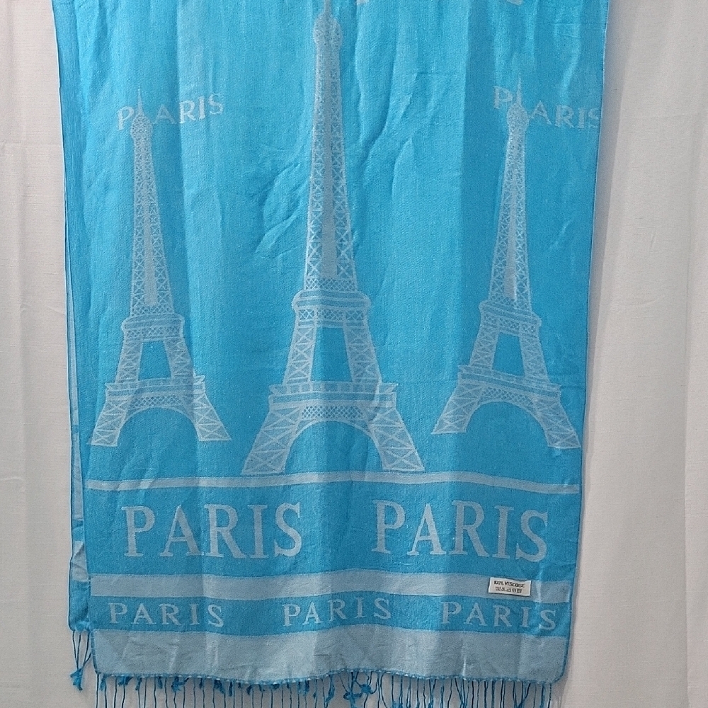 Paris Shawl Scarf Eiffel Tower Scarf 72X27
